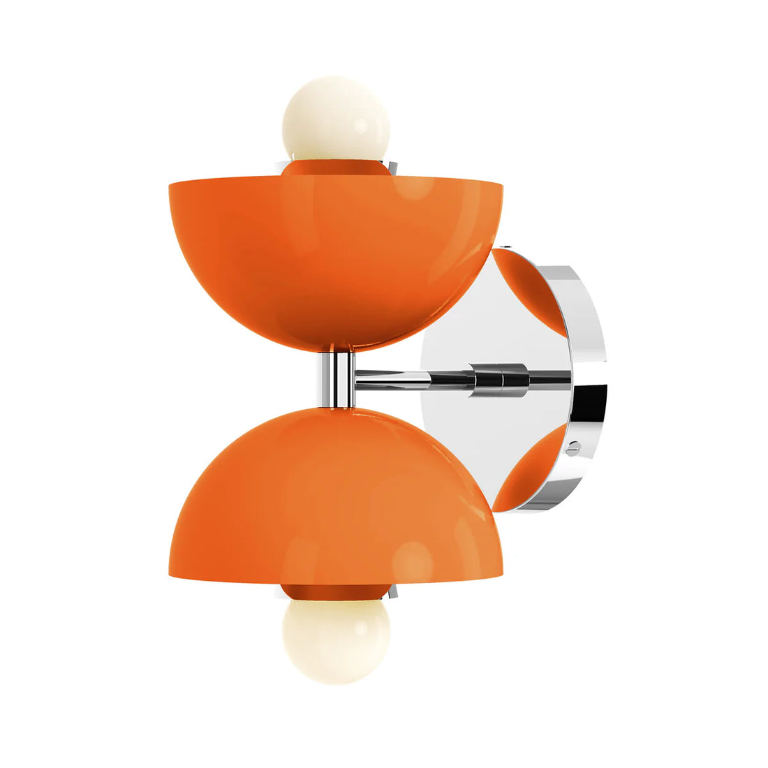 Colorful Double Head Bathroom Wall Lamp – Mid-Century Metal Vanity Sconce