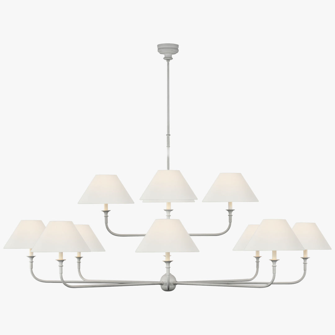 Piaf Grande Modern Industrial Metal Chandelier