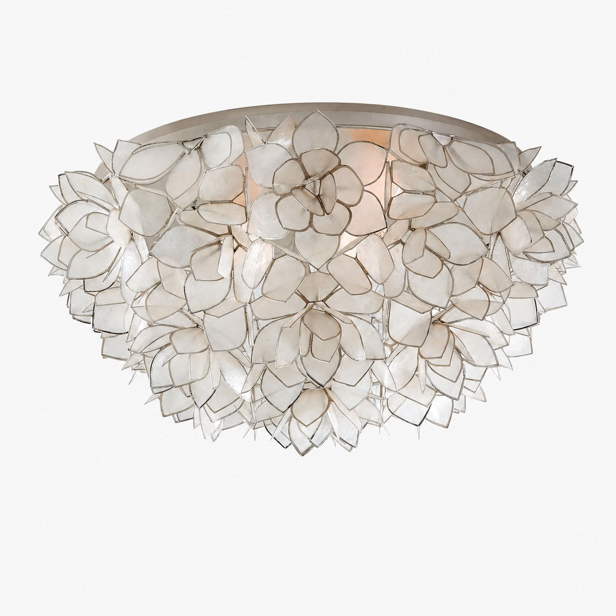 Florina Petal Flush Mount Light – Decorative Shell Petal Ceiling Fixture