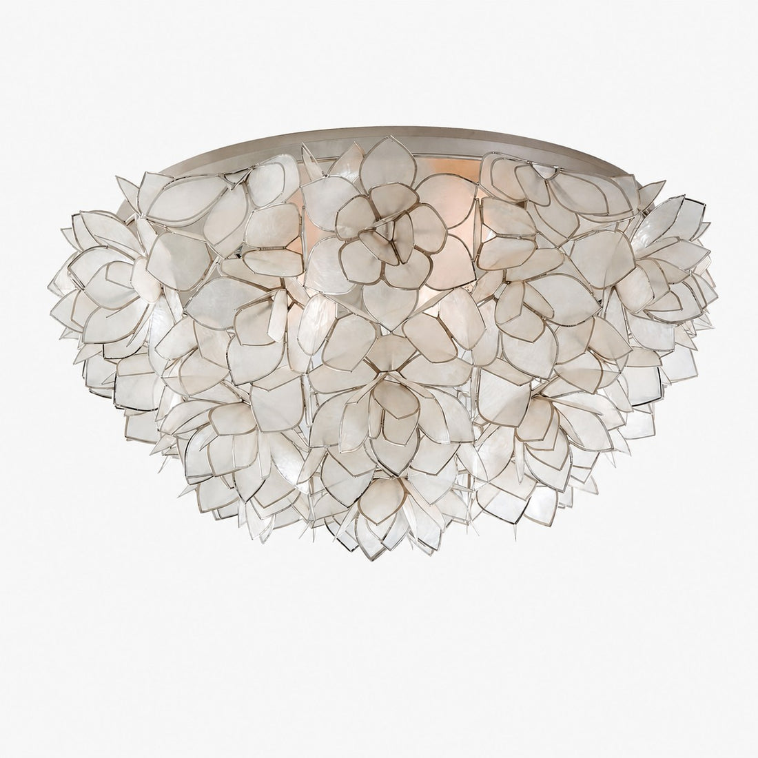 Florina Petal Flush Mount Light – Decorative Shell Petal Ceiling Fixture