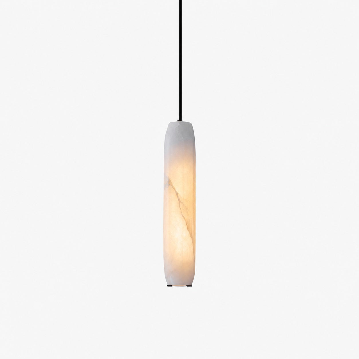 Alabaster Flute Pendant Light