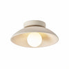 Ovalune Organic Textured Ceiling Light Sculptural Design Flush Mount - Modern Style for Living Room