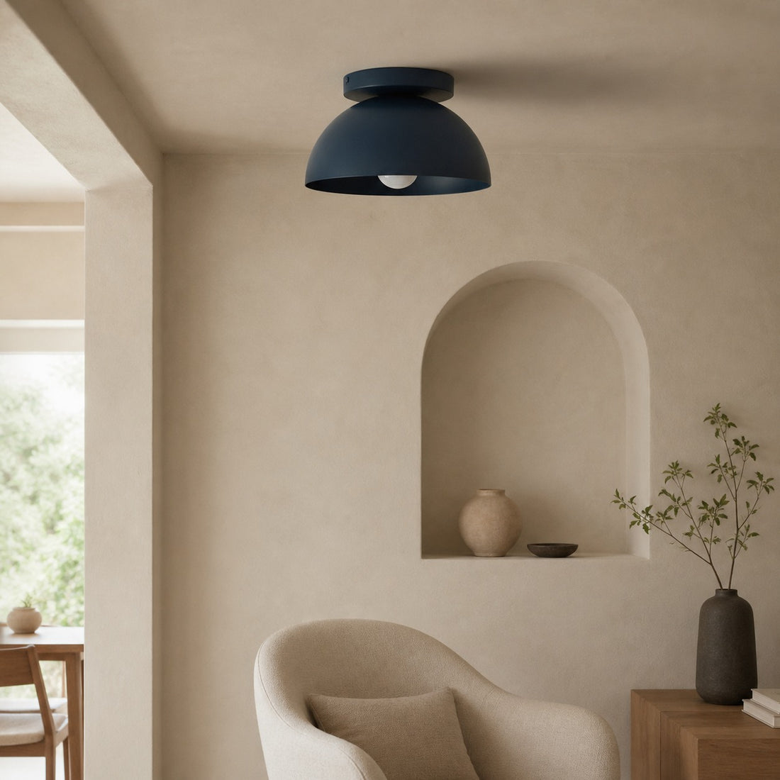 Metio Dome Colorful Minimalist Ceiling Light - Home Decor Highlight