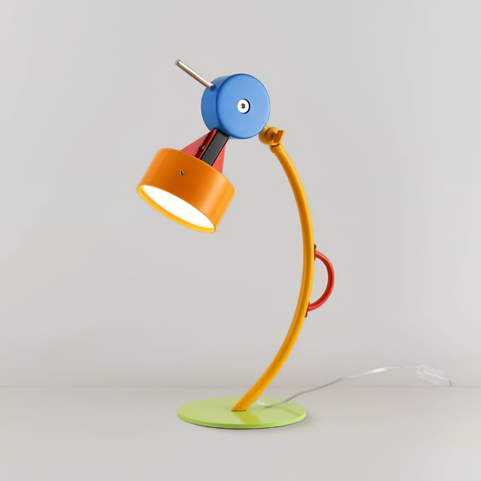 Colorful Curved Table Lamp