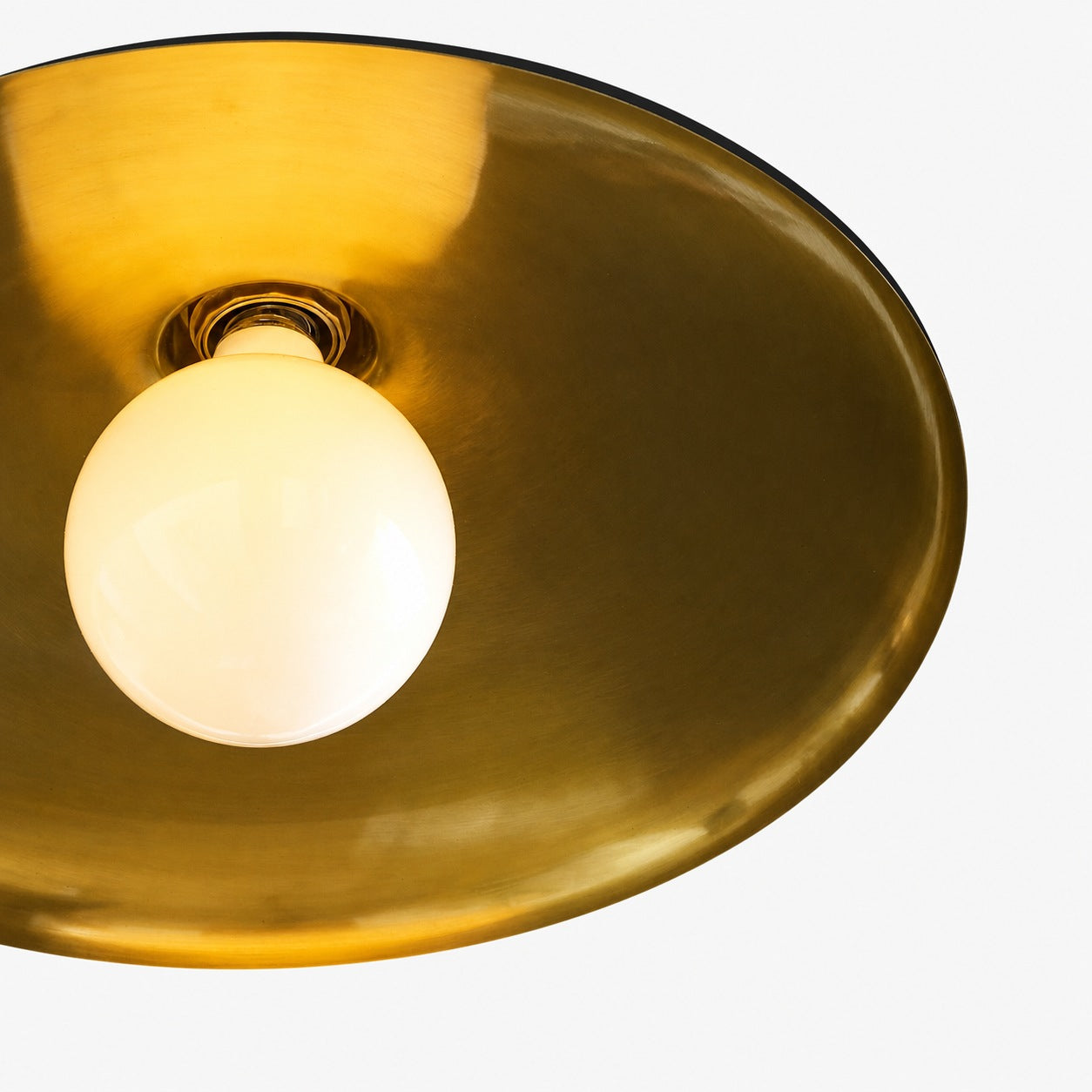 Forvara Farmhouse Metal Flush Mount Light - Black or White Ceiling Lamp