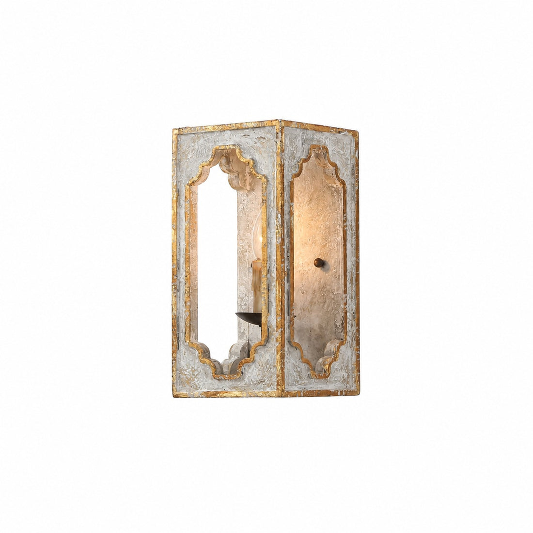 Boho Rustic Cube Sconce