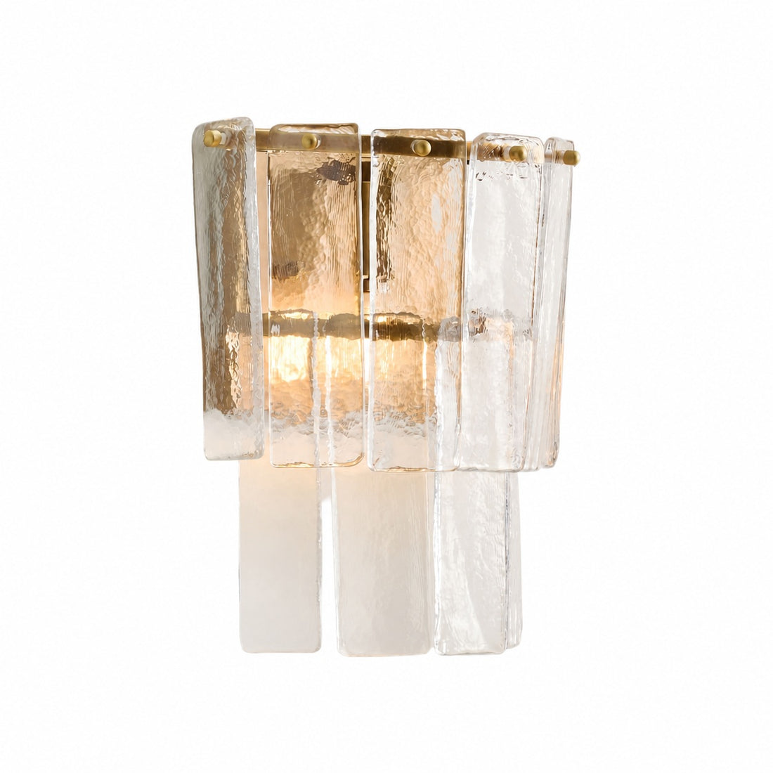 Lumvey Stylish Glass Wall Sconce - Modern Design Wall Light for Ambiance Hallways