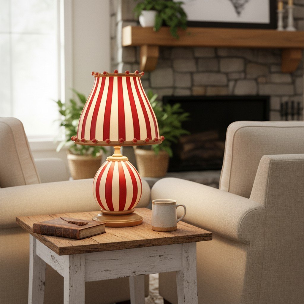 Festilo Playful Sculptural Table Lamp with Dome Shade - Modern Accent Design for Living Room