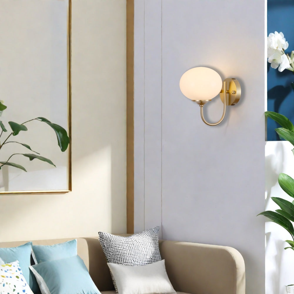 Marshmallow Bauhaus Sconce - Creative Glass Wall Lamp Bedside Lamp