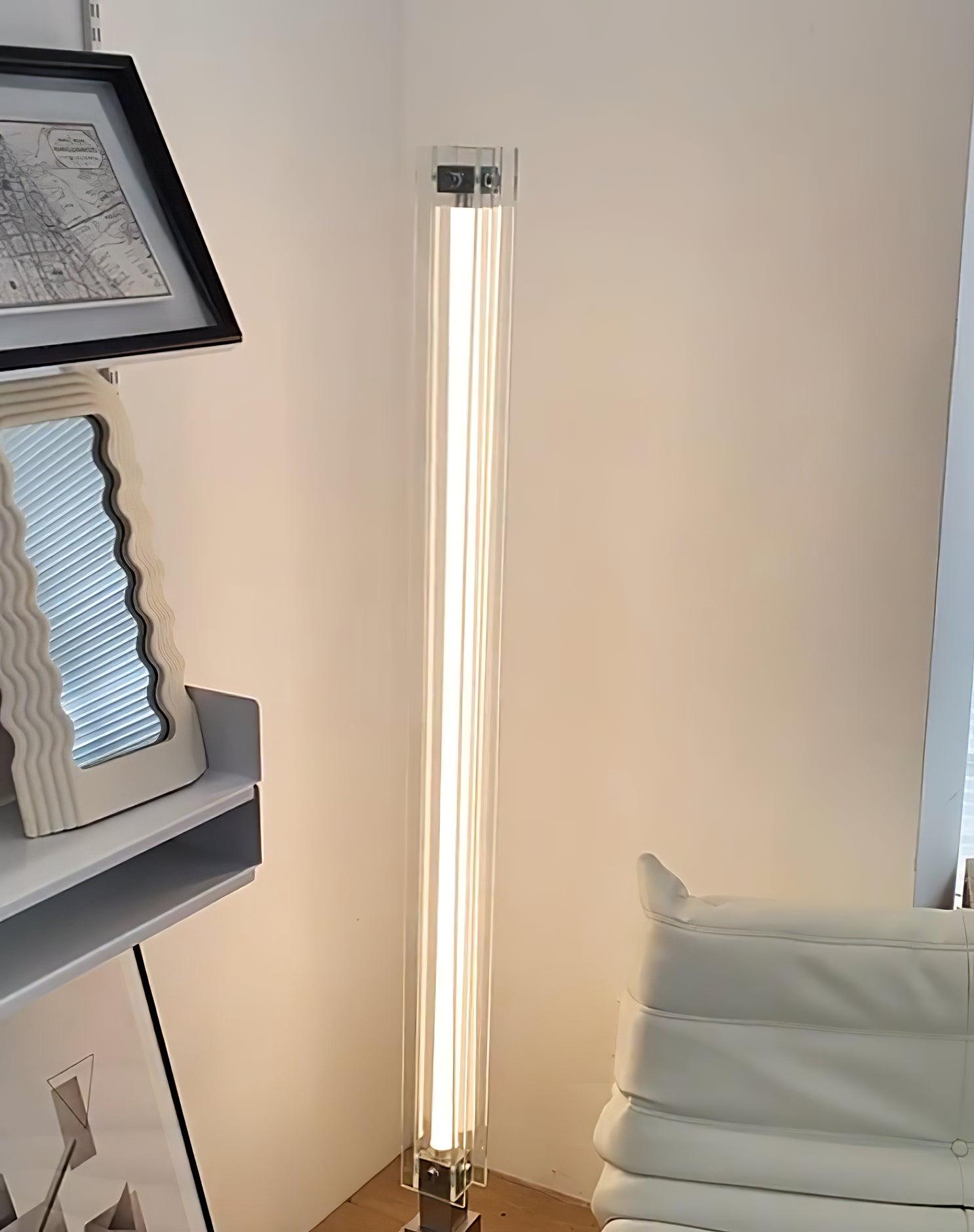 Industrial Style Minimalist Glass Floor Lamp