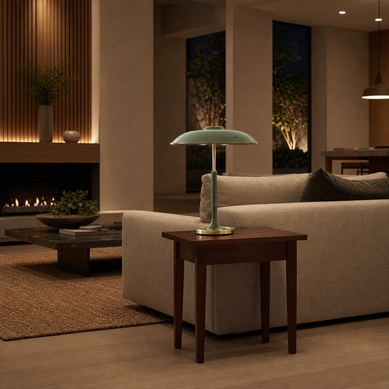 Nera Table Lamp - Contemporary Designer Table Lamp with Clean Lines for Home Office