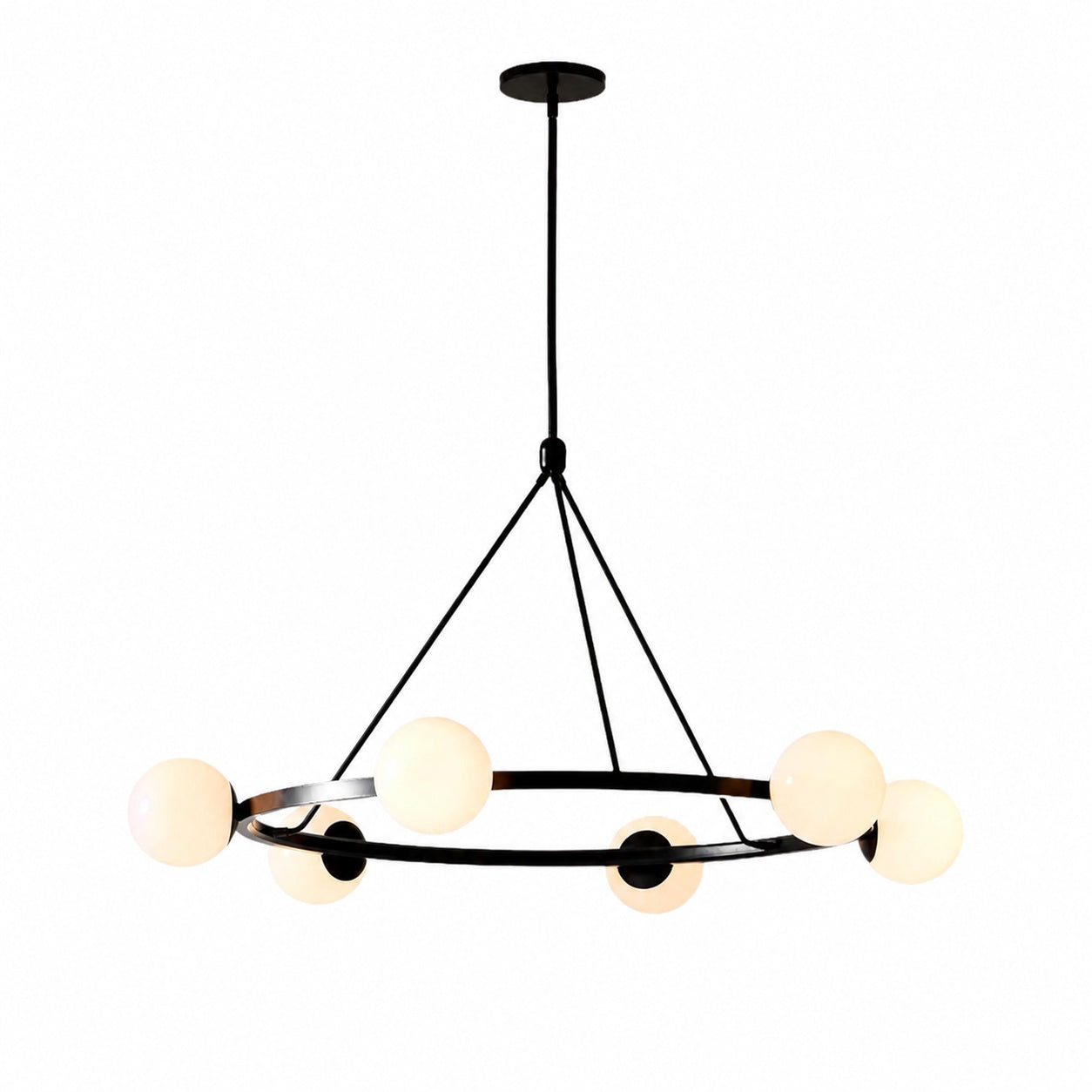 Brelia Round Light Chandelier - Modern Globe Chandelier in Stylish Design