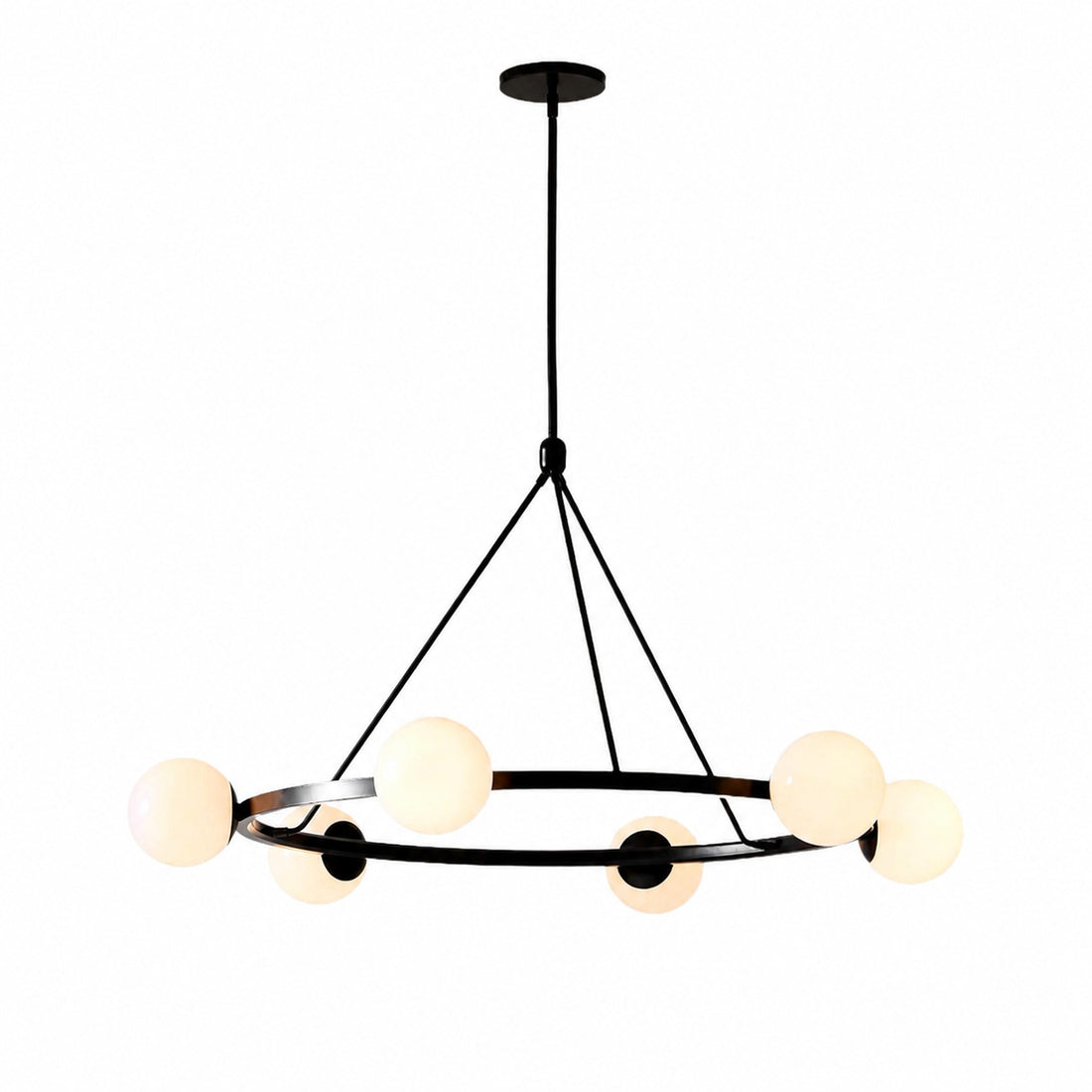 Brelia Round Light Chandelier - Modern Globe Chandelier in Stylish Design