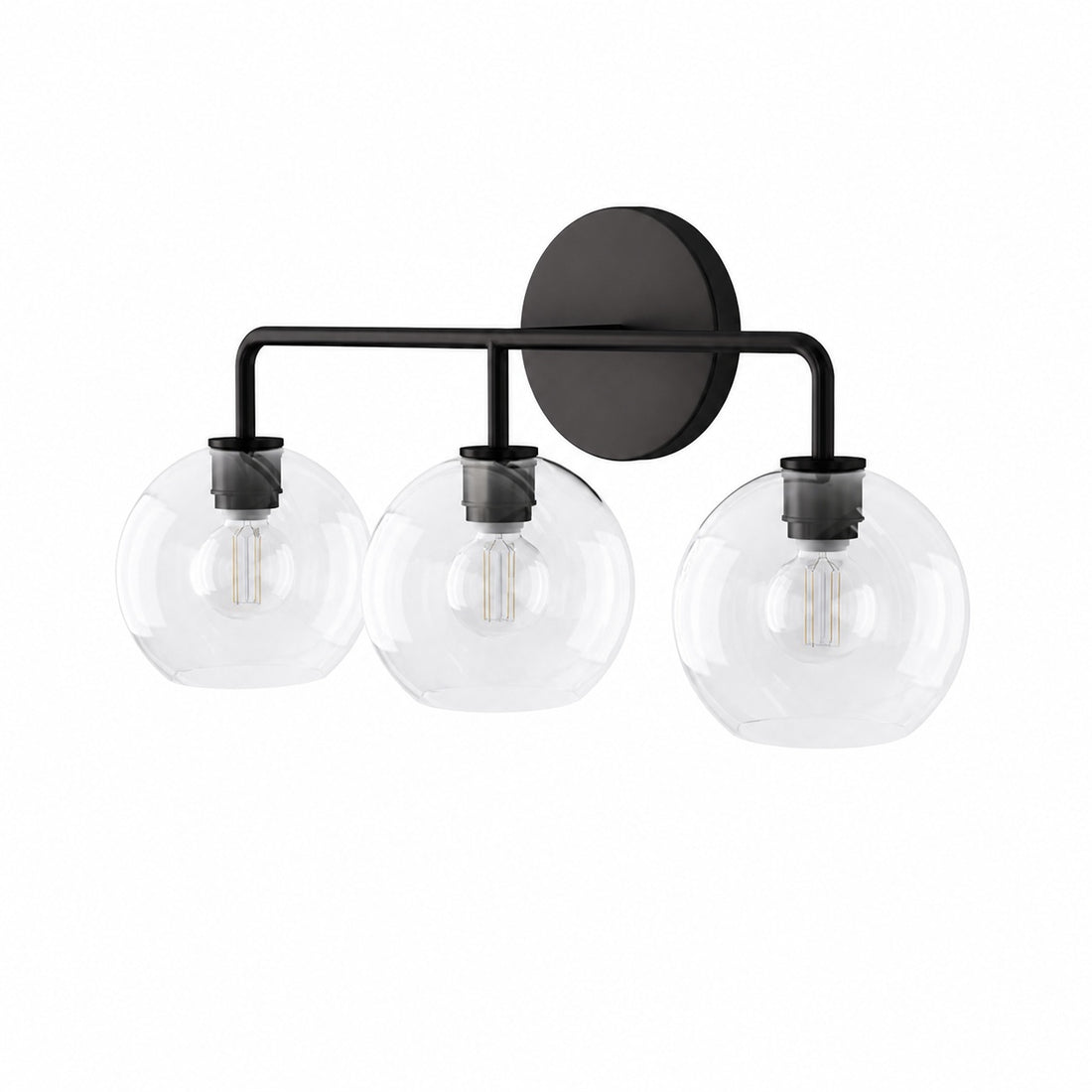 Selvion Artistic Globe Sconce Light - Handcrafted Glass Sculptural Wall Fixture