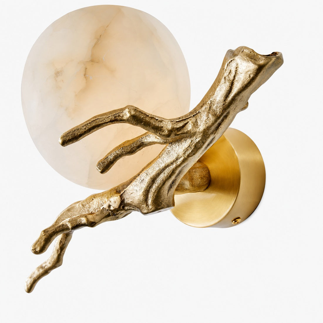 Retro Twigs Alabaster Wall Lamp
