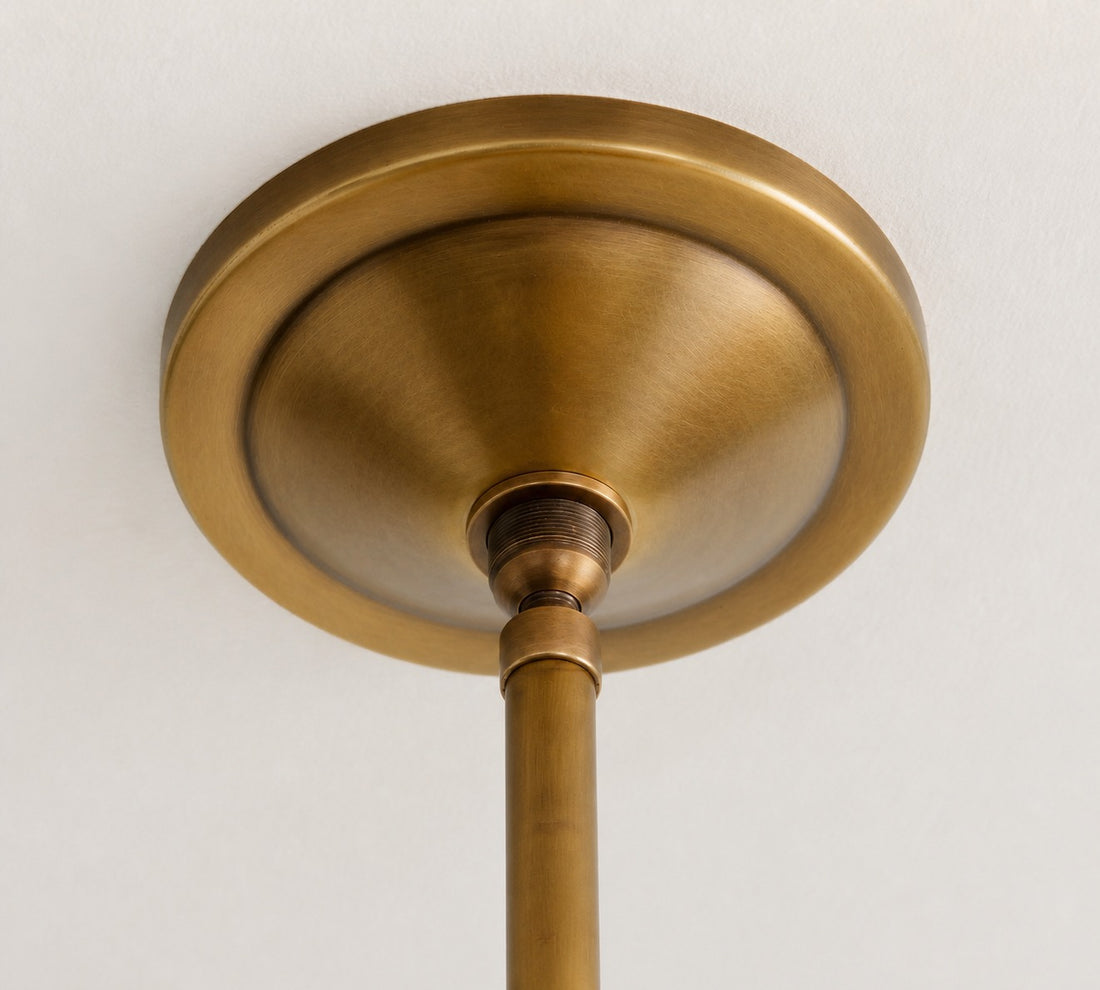 Yolvira Modern Outdoor Lantern Pendant - Metal Hanging Light for Exteriors