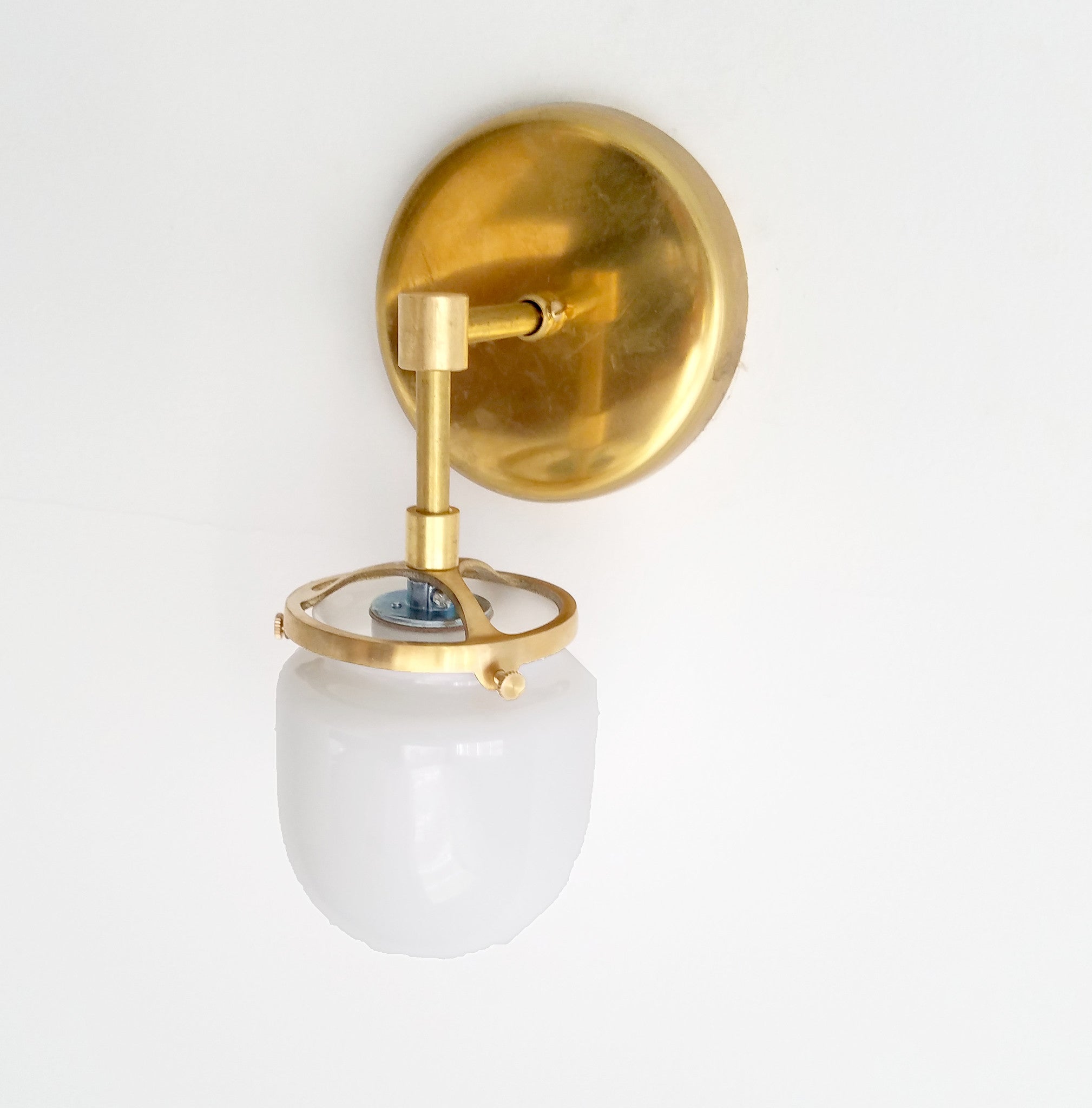 Modern Nautical Design Single Light Wall Sconce