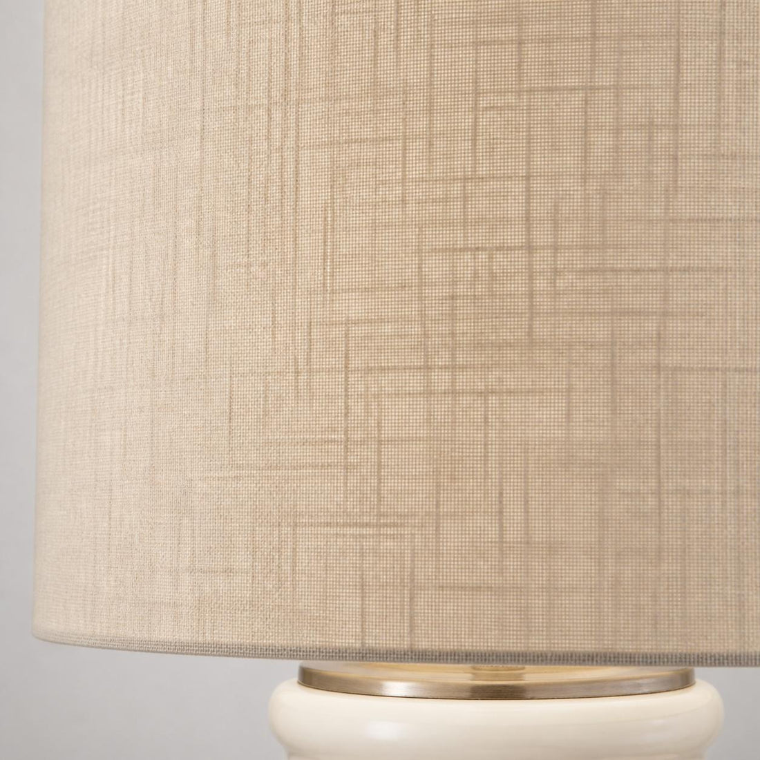 Mello Contemporary Table Lamp - Textured Ceramic Base for Living Room and Office