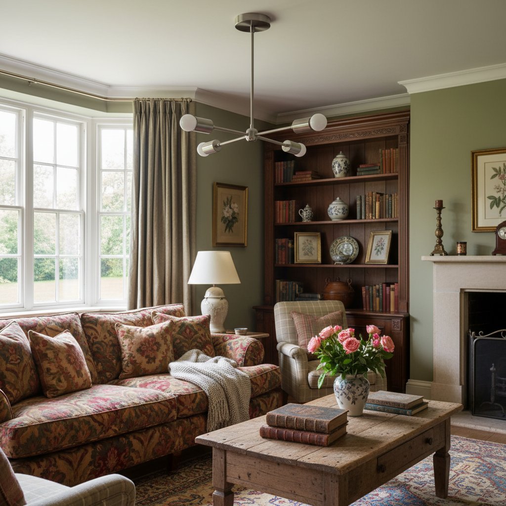 Lumen Radial-Arm Geometric Lamp – Modern Ceiling Lighting for Foyer or Office