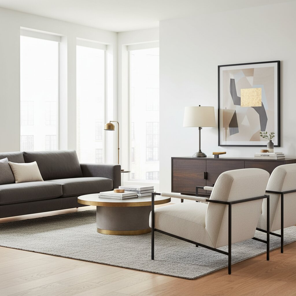 Nera USB Table Lamp - Adjustable Height Sleek Metal Modern Lamp for Office and Living Room