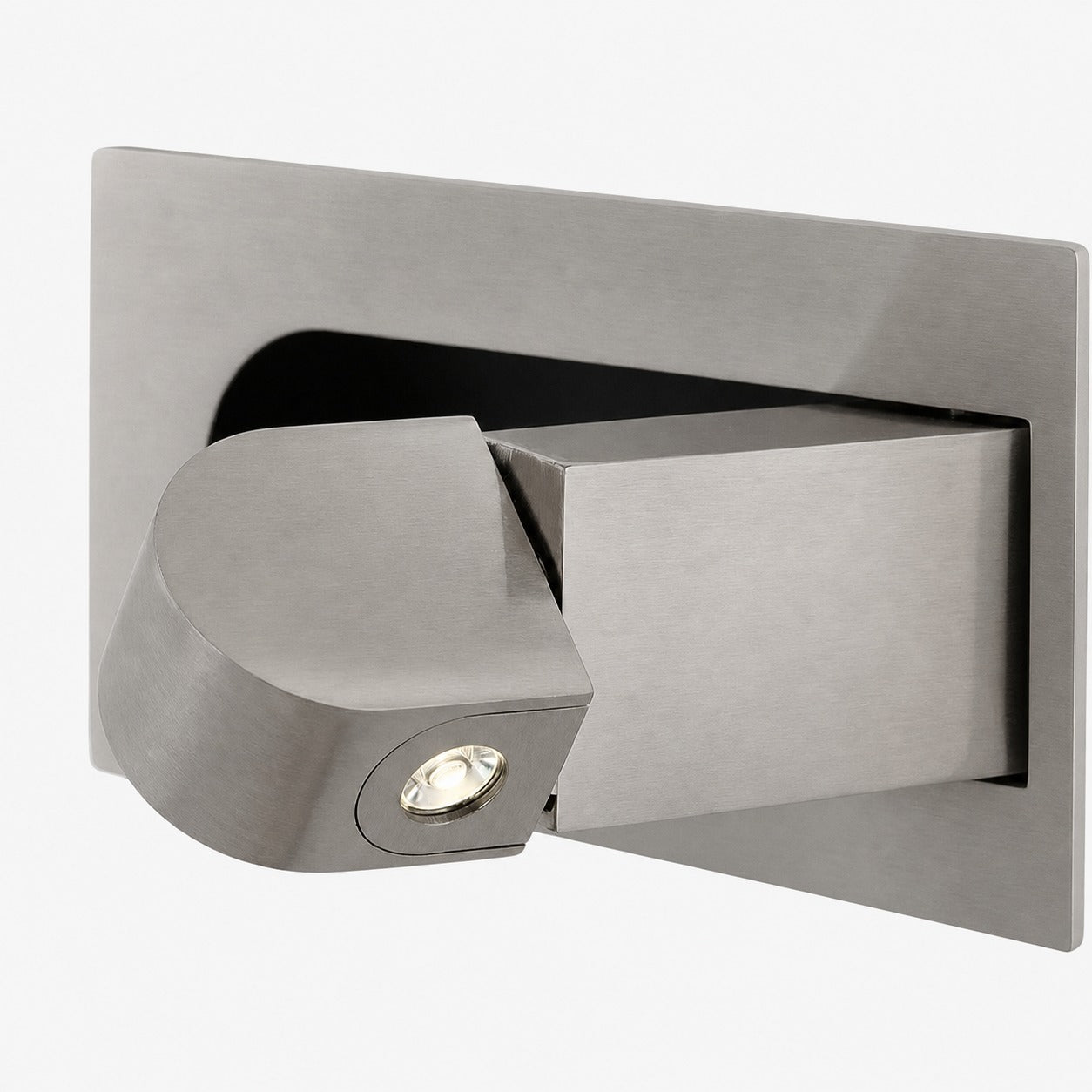 Noctiqo Adjustable LED Bedside Wall Light - Contemporary Design Metal Night Lamp for Home