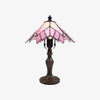 Vintage Tiffany stained glass table lamp