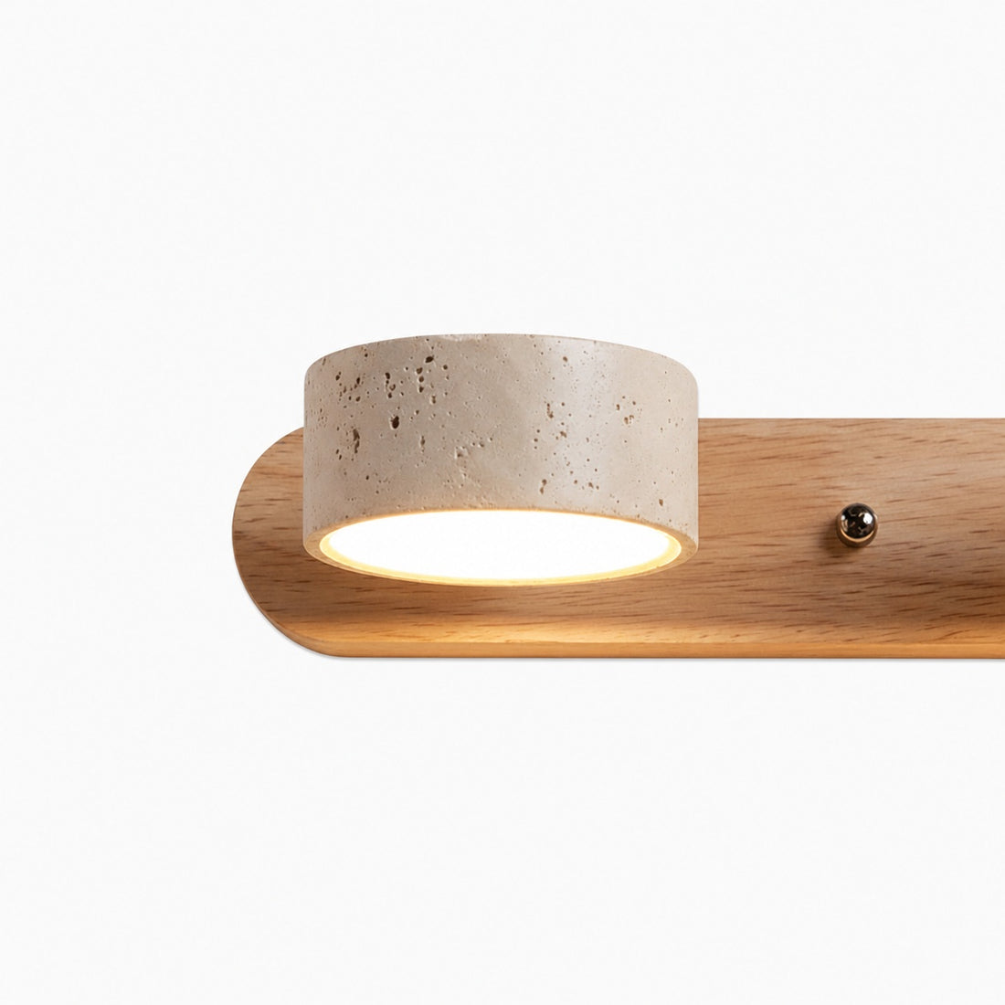 Travellia Modern Linear Multi-Head Sconce - Natural Stone Minimalist Lighting for Bedroom Hallway