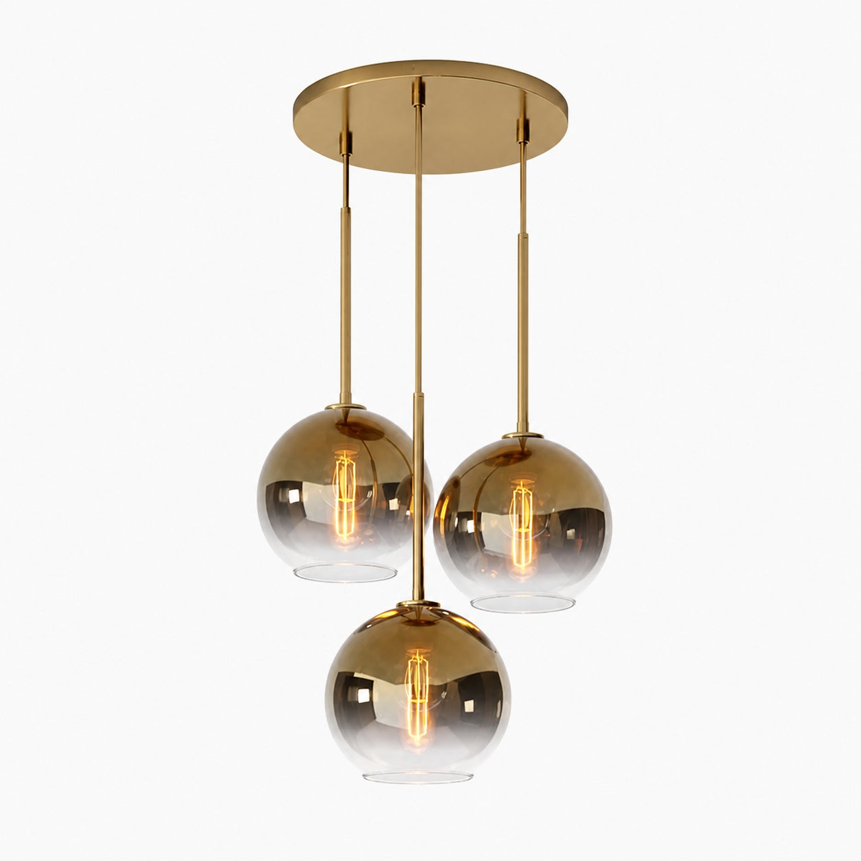 Selvion Minimalist Crystal Chandelier - Handcrafted Glass Sculptural Lighting Fixture