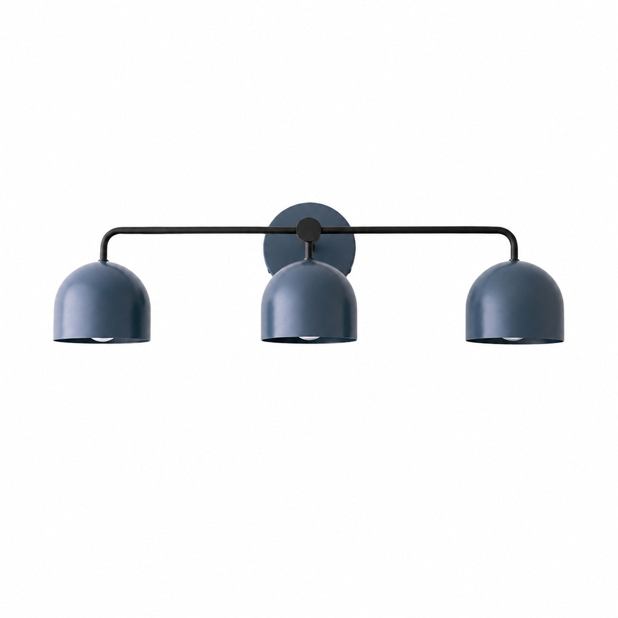 Metio Dome Farmhouse Vanity Wall Light Colorful Metal Sconce