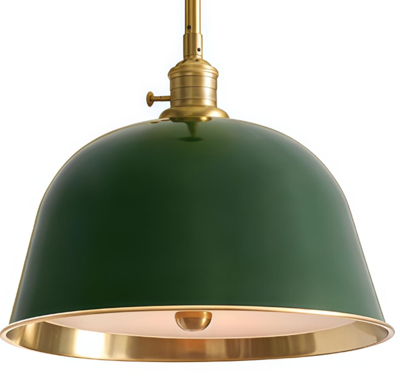 Forvara Classic Bell Pendant Light Industrial Pole Pendant Fixture for Dining Room