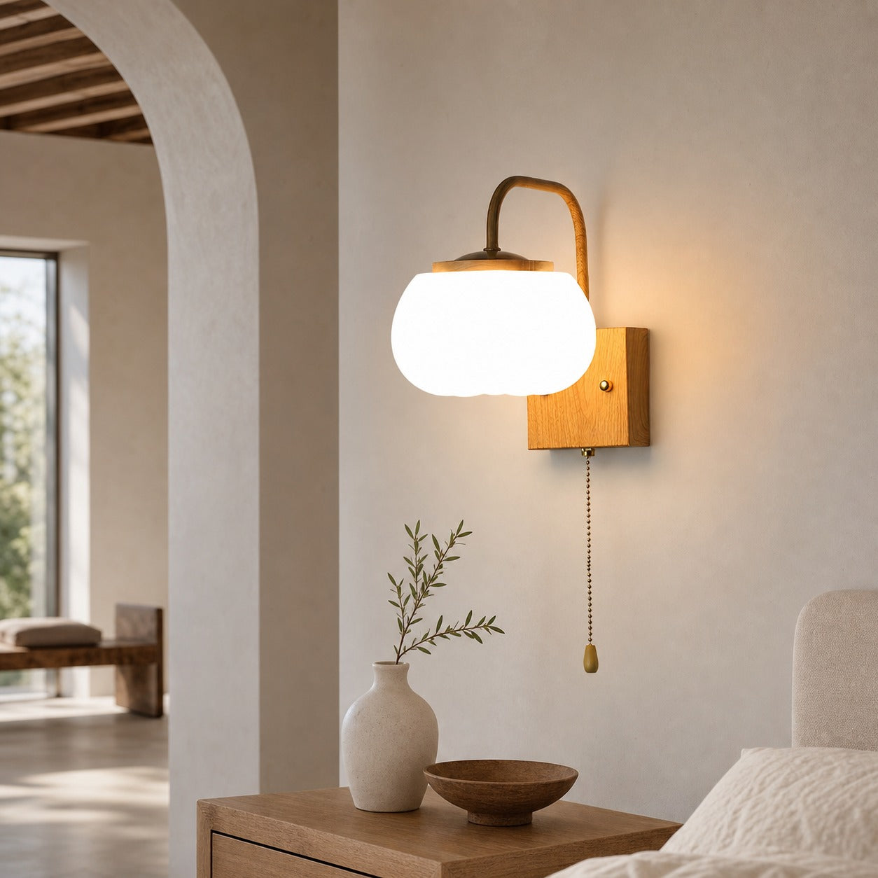Kapok Flower Wall Lamp