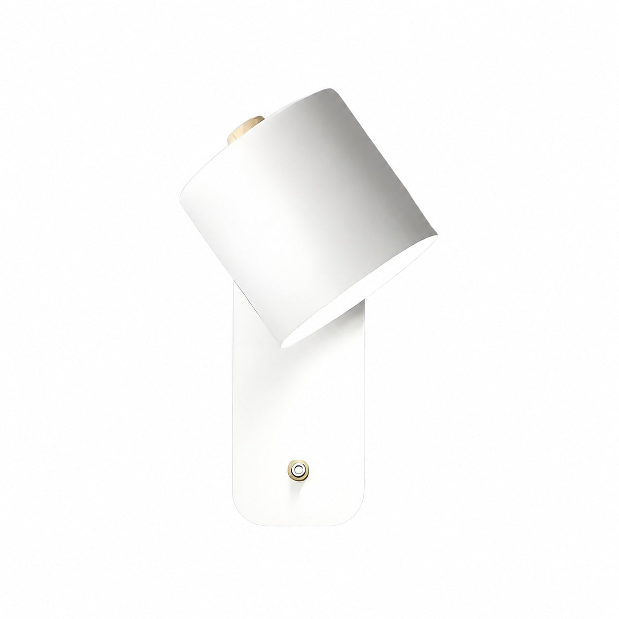 Volyne Adjustable Swivel Cylinder Wall Sconce - Minimalist Metal Wall Lamp for Bedroom and Reading Area