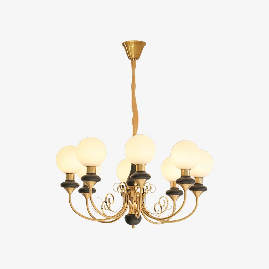 Radiara Chandelier - Layered Stone Disc Design Modern Luxury Style for Dining Room and Living Area