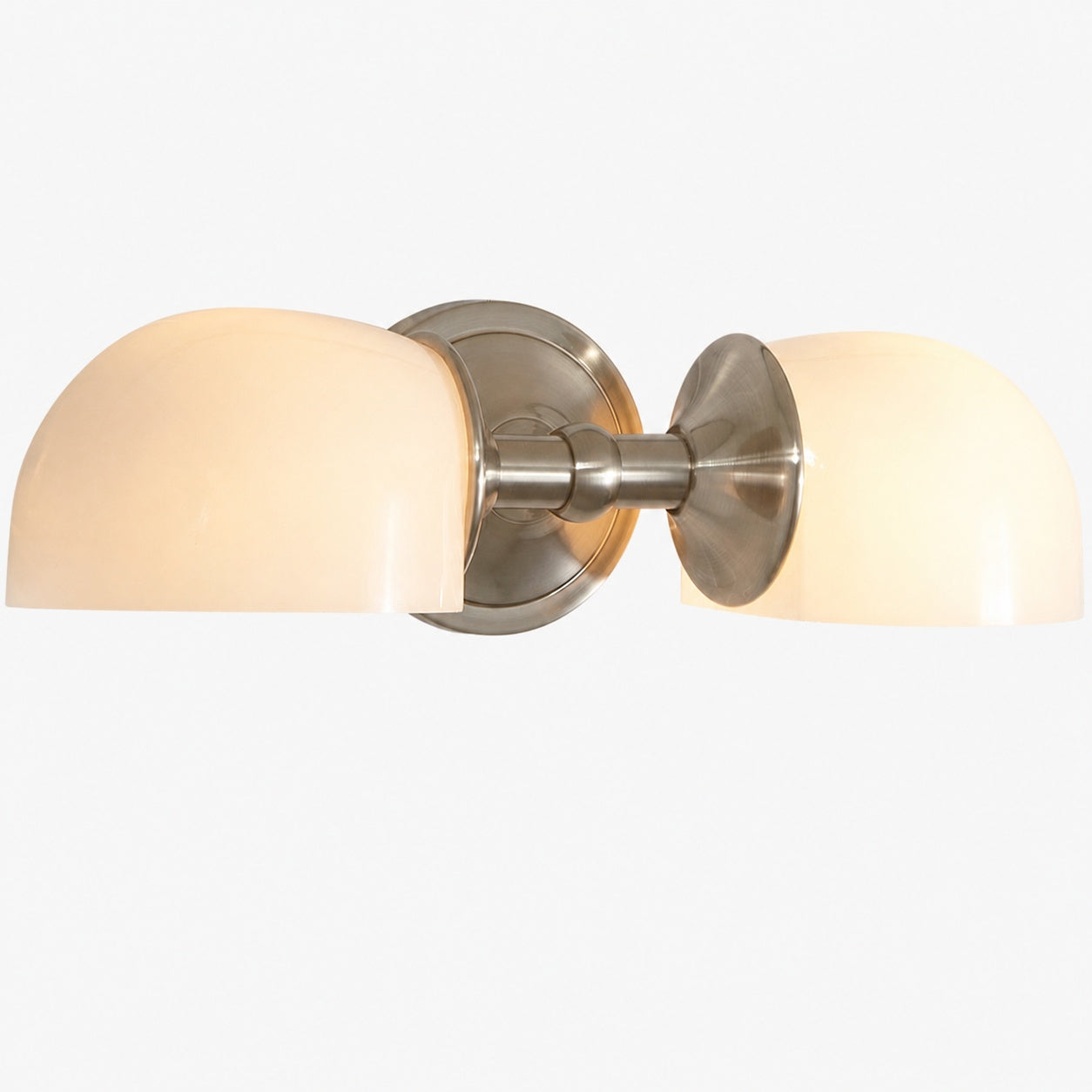 Modern Mercer Double Horizontal Metal Wall Sconce