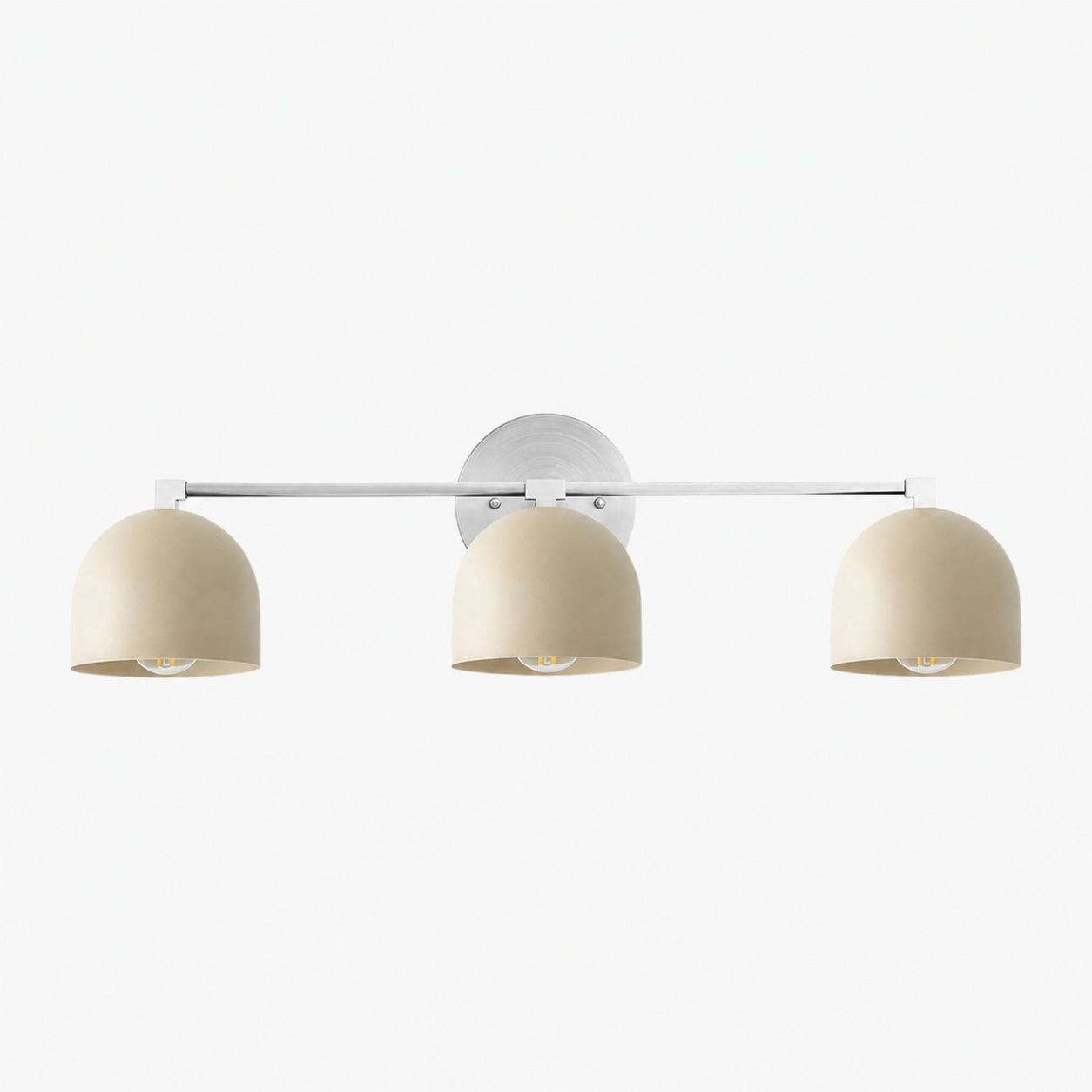 Metio Dome Mid-Century Deep Ball Vanity Lamp - Brass Wall Sconce