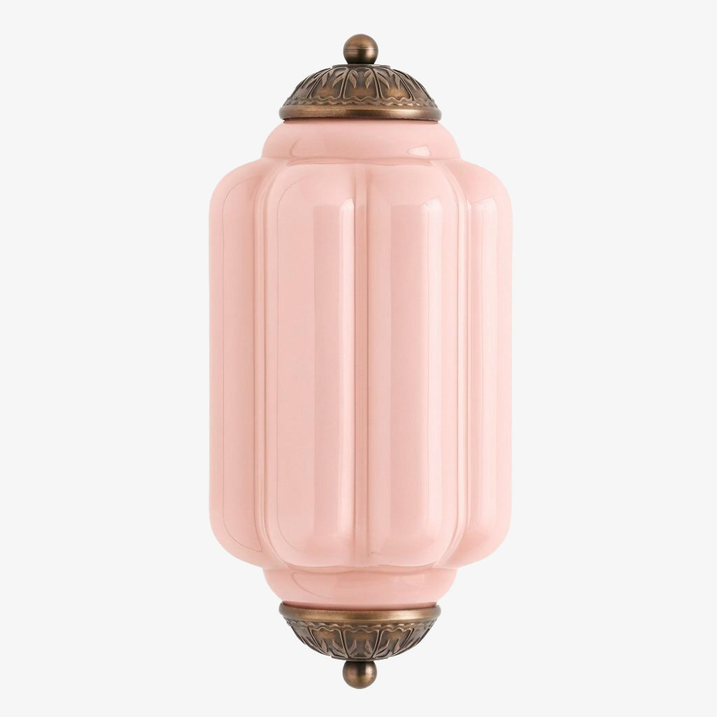 Eloise Brass Wall Sconce – Elegant Milk Glass Vintage Lighting