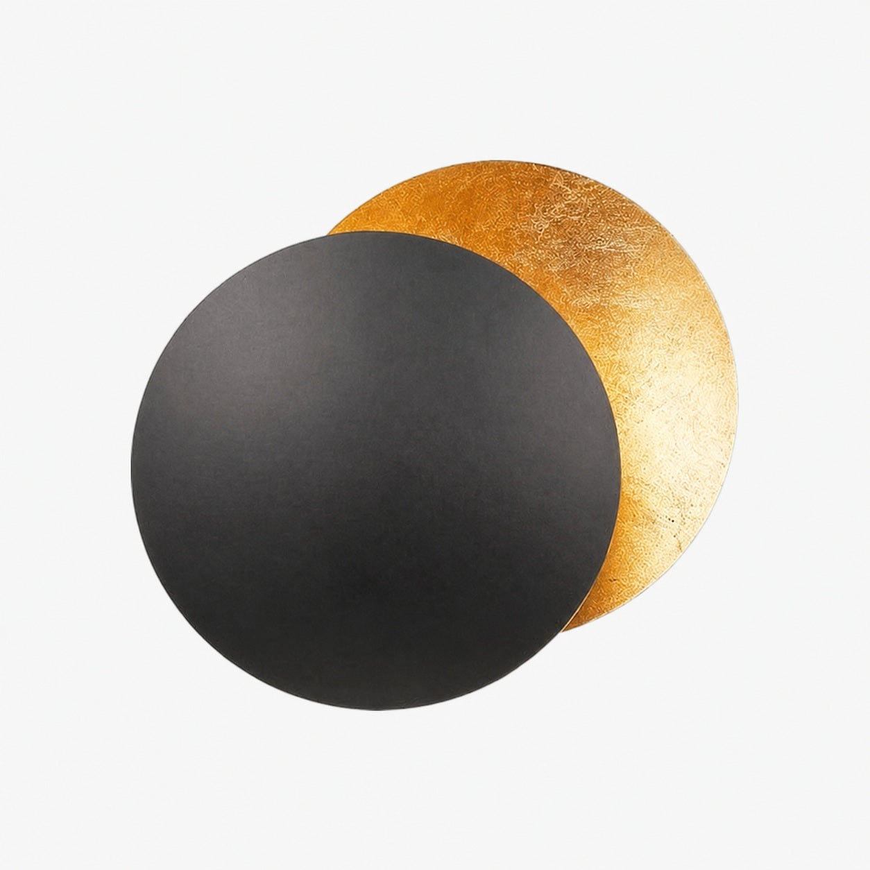 Discola Disc Wall Lamp – Modern Copper Halo Design with Circular Shade for Living Room or Bedroom N20