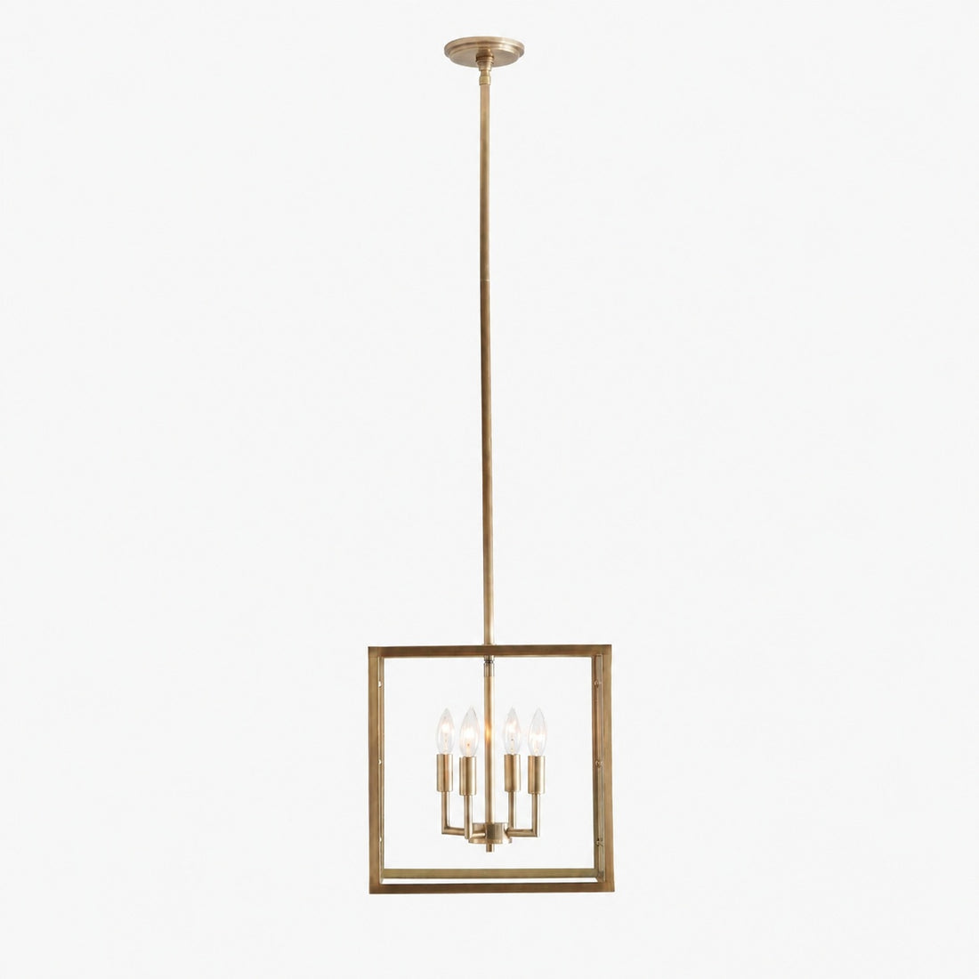 Ferrix Modern Outdoor Lantern Iron Pendant Lamp - Industial Glass Lighting Design