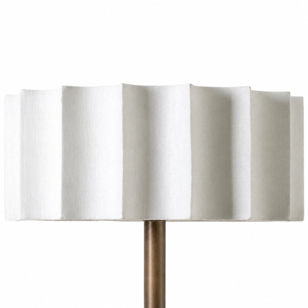 Cavilon Modern Floor Lamp - Slim Profile and Soft Shade Contemporary Metal Lighting for Bedroom