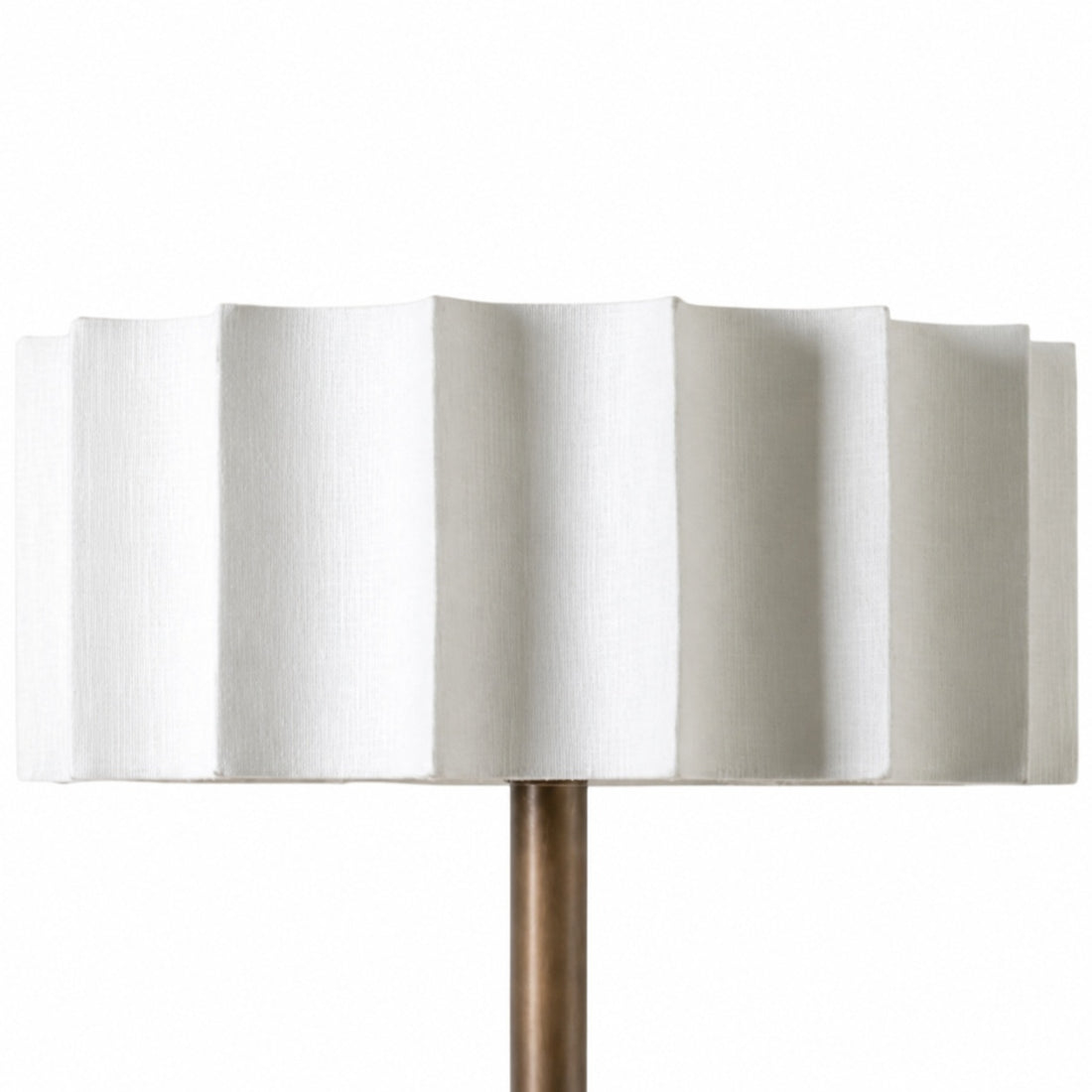 Cavilon Modern Floor Lamp - Slim Profile and Soft Shade Contemporary Metal Lighting for Bedroom