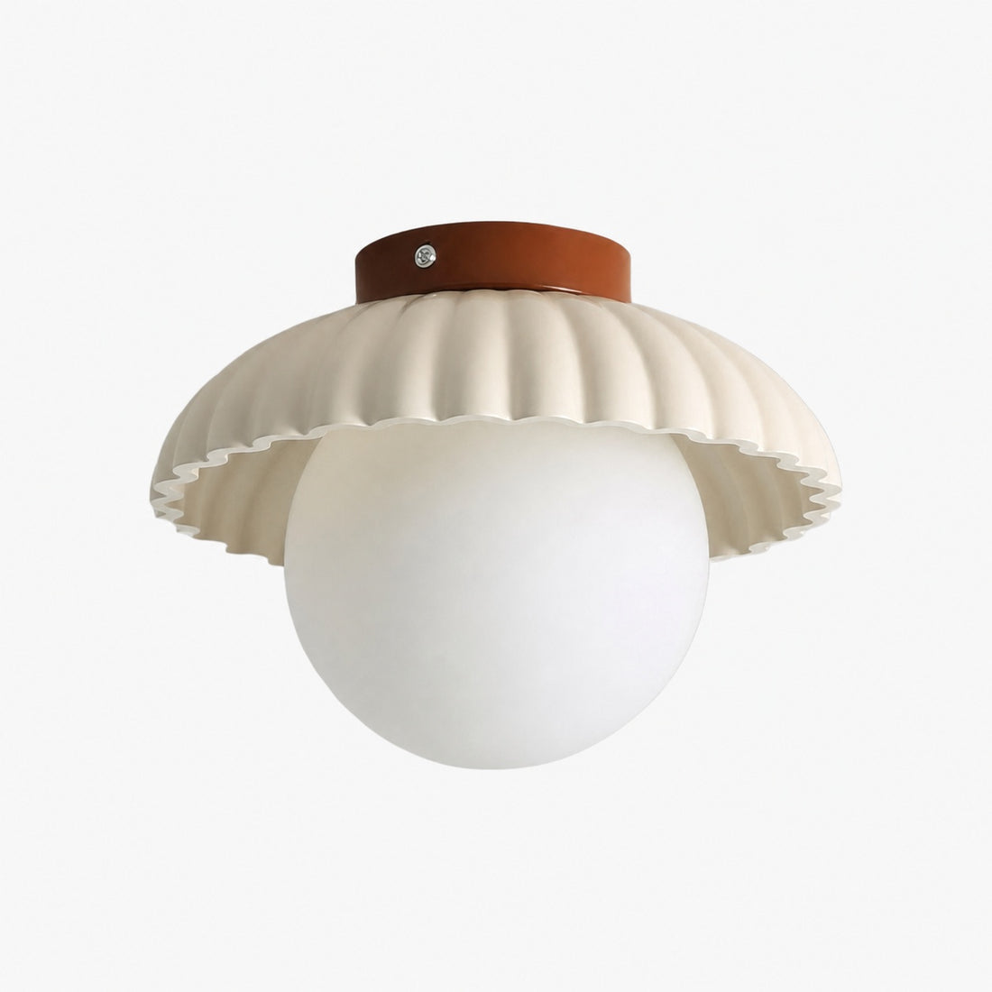 Orbion Sculptural Ring Ceiling Light – Retro Futuristic Design Decorative Ceiling Lamp N55