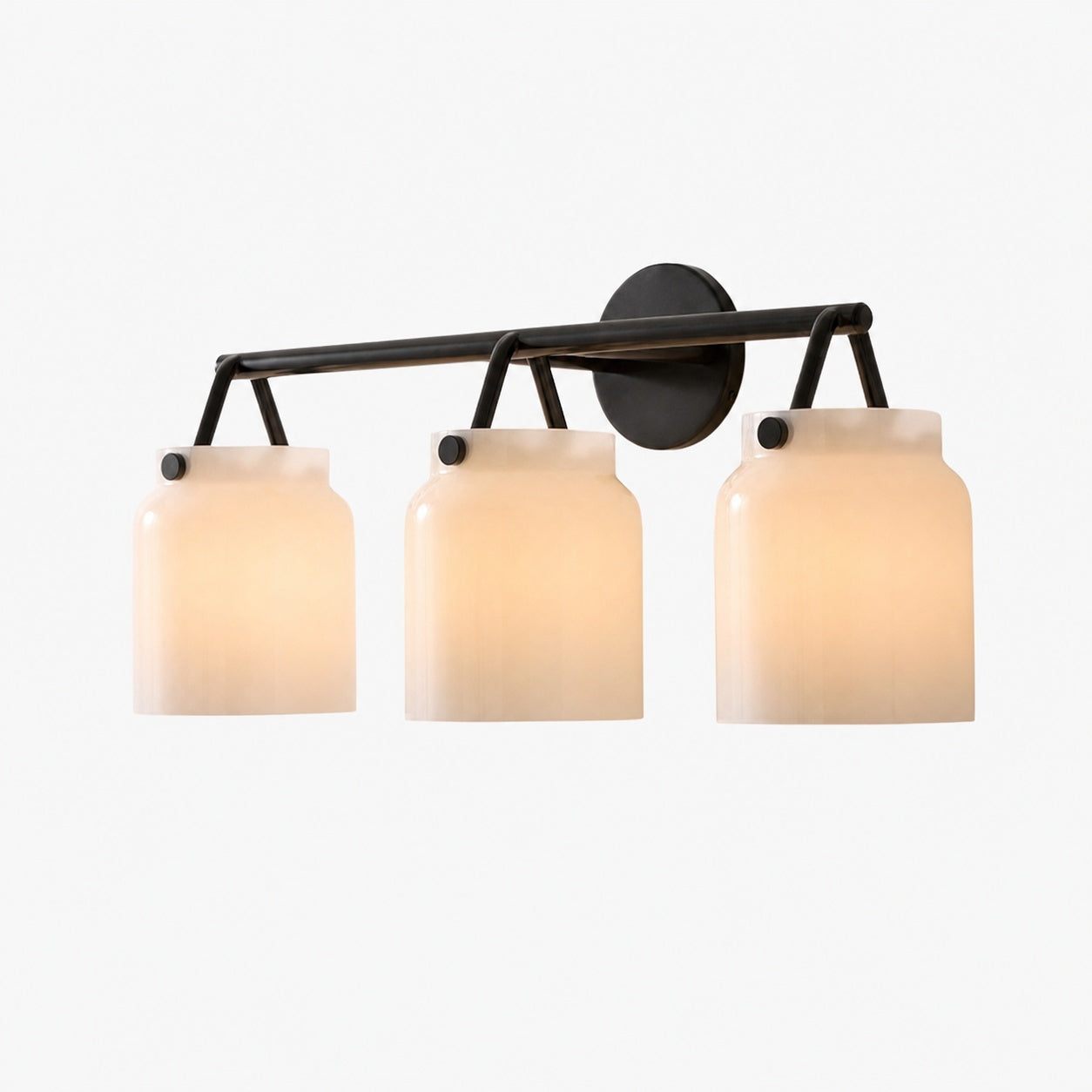 Hanton Modern 3-Light Wall Sconce - Metal Bathroom Fixture