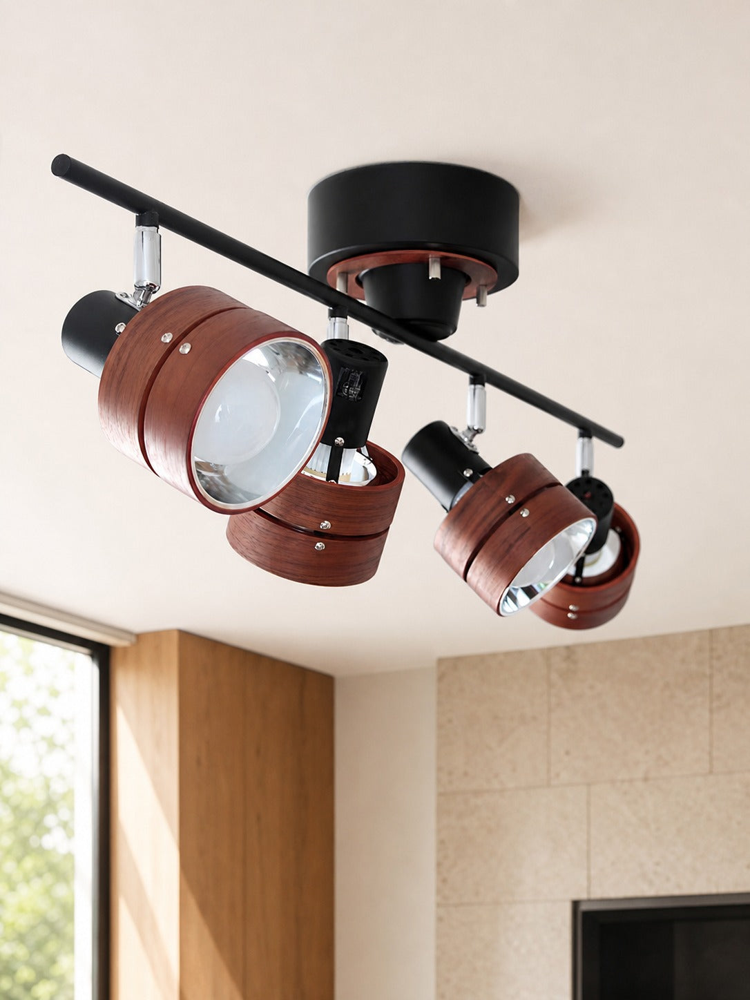Nordic Cylindrical 4-Light Spotlight