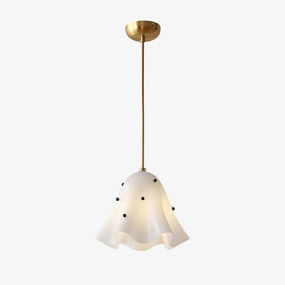 Bellina Artistic Glass Pendant Light - Modern Bloom Inspired Hanging Ceiling Lamp