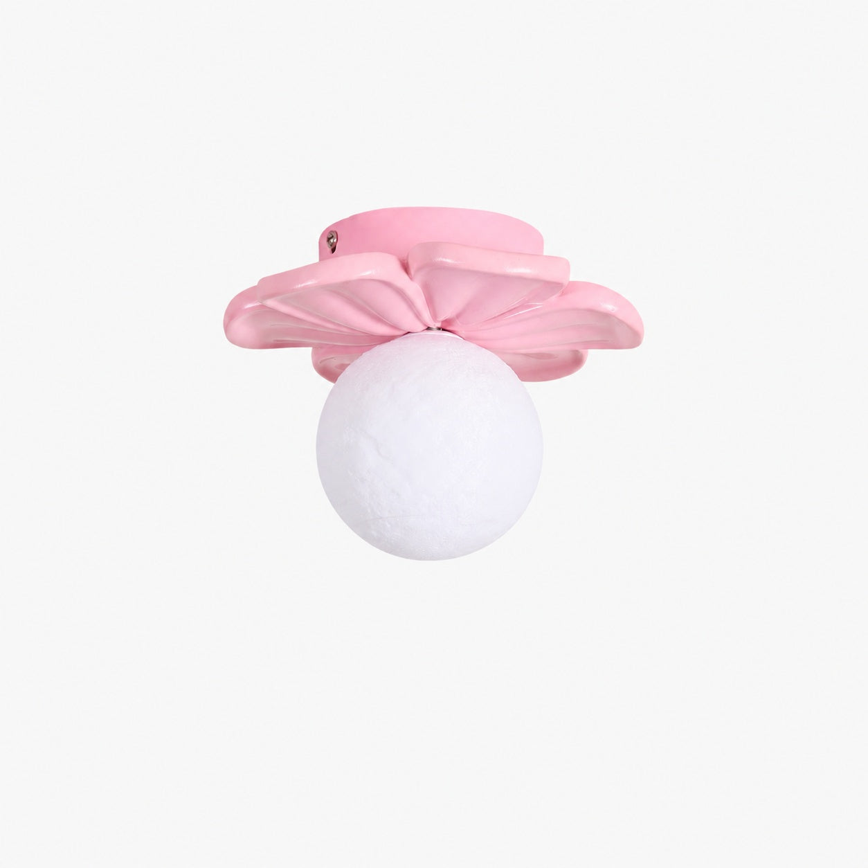 Cream Bloom Flower Ceiling Lamp