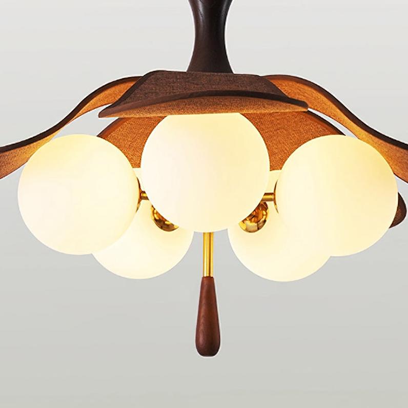 Orrise Series Sculptural Globe Cluster Pendant Lamp - Metal and Glass Pendant Light