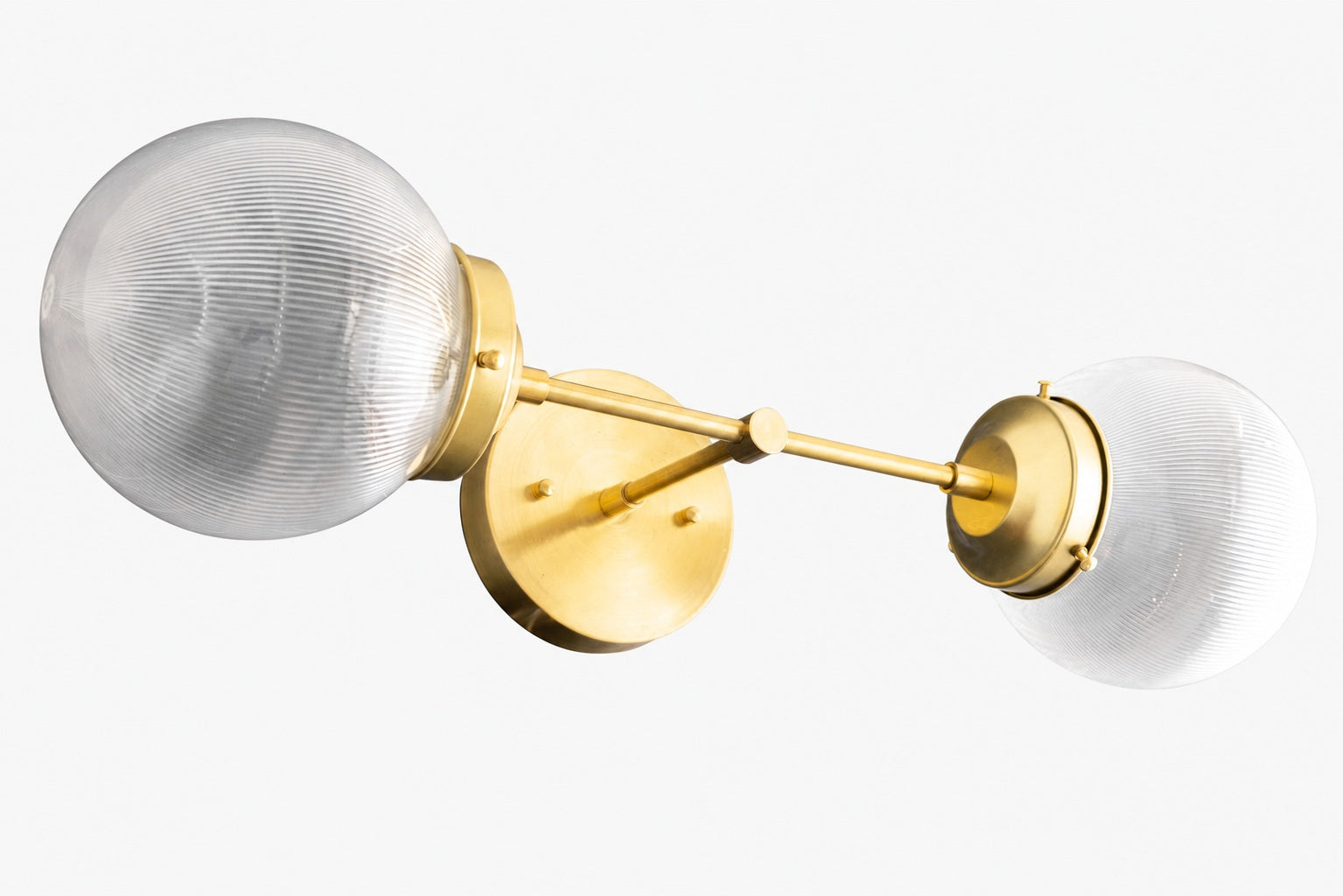 Lumio Globe Versatile Vanity Sconce - Dimmable Light for Bathroom and Hallway Use