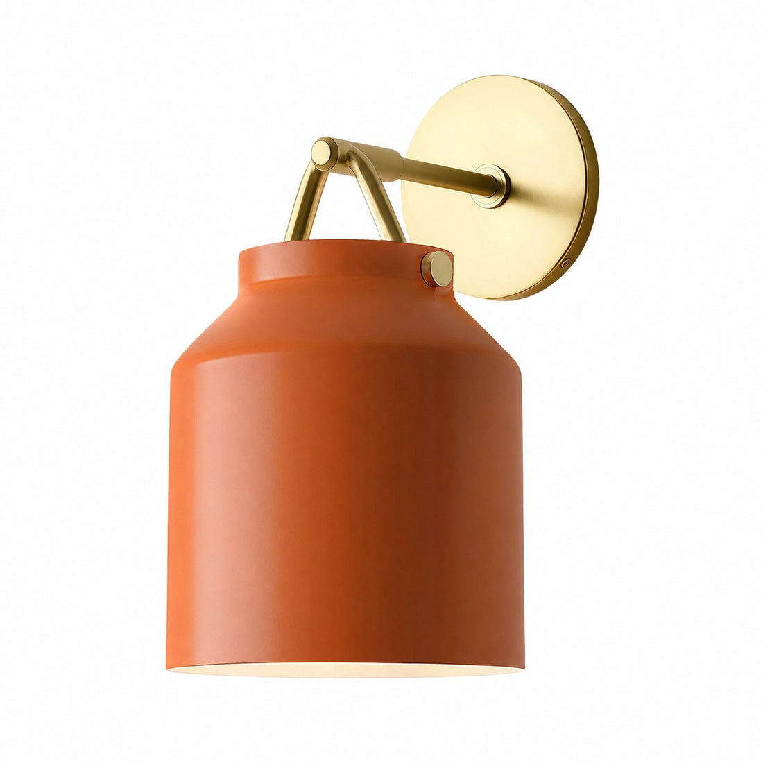 Hanton Modern Minimalist Brass and Glass Sconce – Damp Rated for Bathrooms