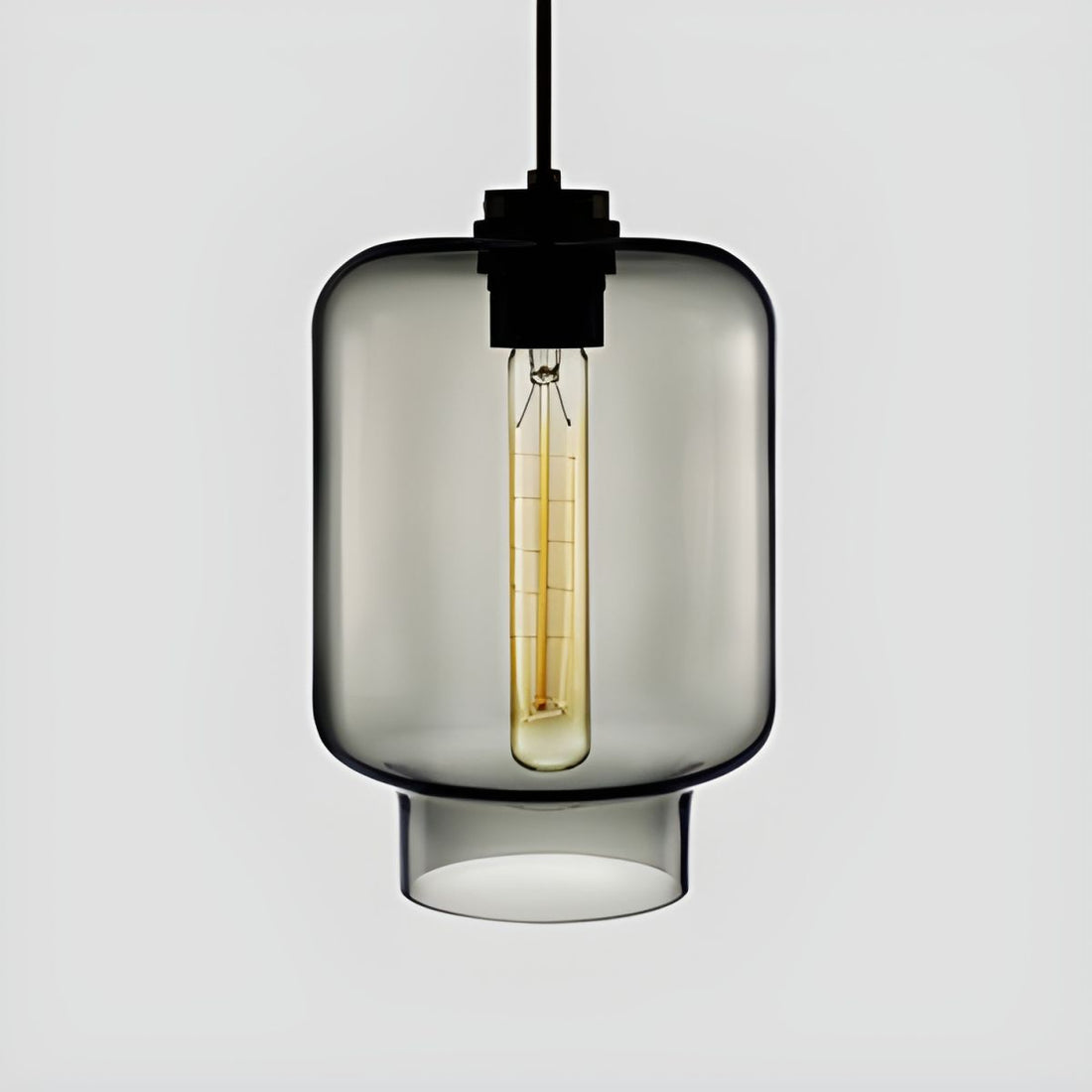 Crystalline Series Pendant Light - Blown Glass Multi Colored Glass Pendant Lamp