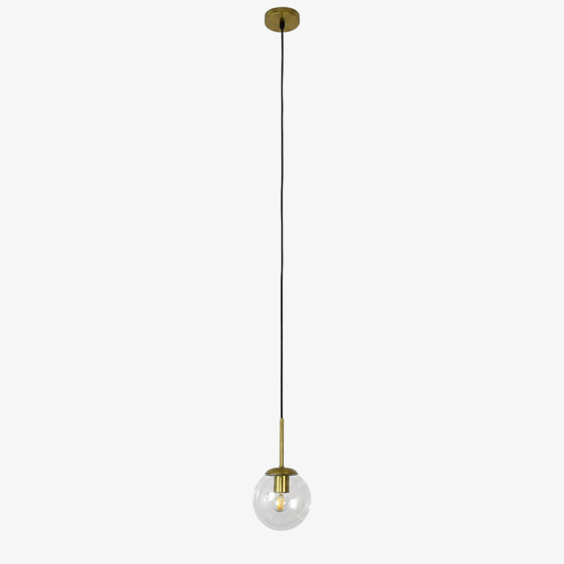 Luma Glass Globe Modern Pendant Light for Dining Room